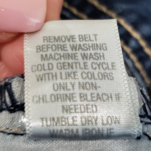 Christopher & Banks Capri Cropped Denim Blue Jeans Hi Rise Darkwash Size 4 - Picture 13 of 13